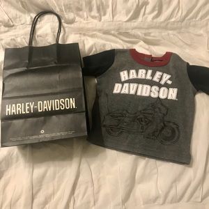 Harley Davidson Baby Knit Top & Pants